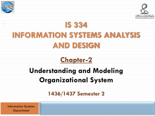 IS 334 information systems analysis and design