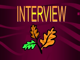 INTERVIEW