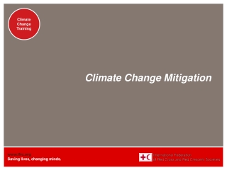 Climate Change Mitigation