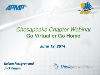 Chesapeake Chapter Webinar Go Virtual or Go Home