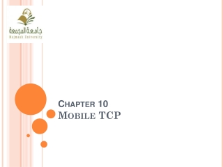 Chapter 10 Mobile TCP