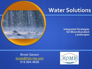 Water Solutions