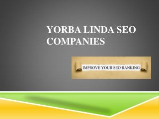 Yorba Linda SEO Companies