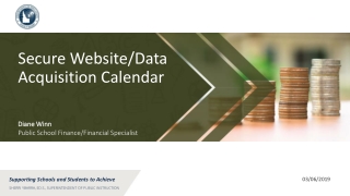 Secure Website/Data Acquisition Calendar