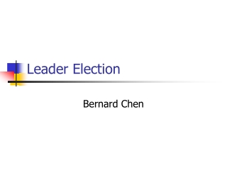 Leader Election