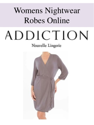 Womens Nightwear Robes Online