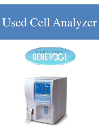 Used Cell Analyzer