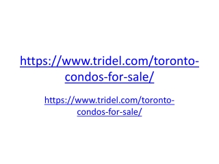 Condos for Sale Toronto | Buy New Luxury Condos in Downtown Toronto – Tridel
