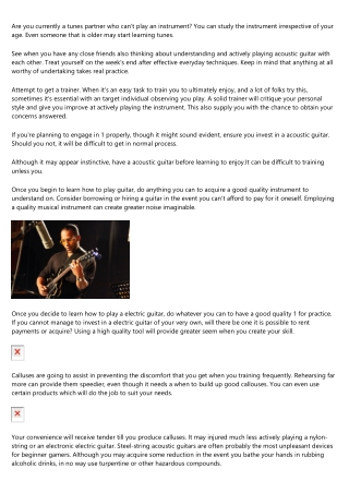 Useful Tips When You Are Learning How To Play The Guitar