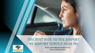 The Best Ride to the Airport by Airport Car Service Near Me