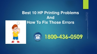 Best 10 HP Printing Problems And How To Fix Those Errors