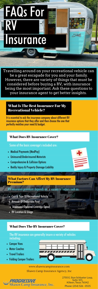 FAQs For RV Insurance