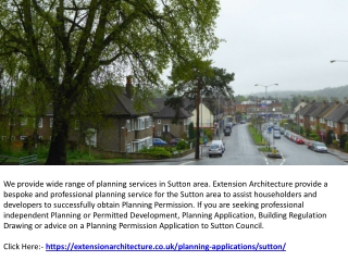 Planning Applications in Sutton