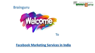 Facebook Marketing Services in India