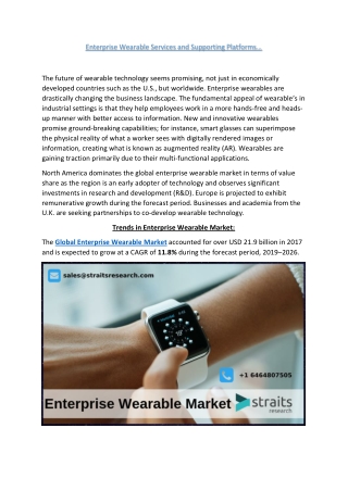 Top 10 Websites To Look For Enterprise Wearable Market...