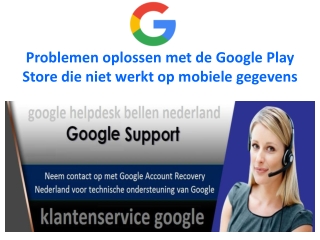 Problemen oplossen met de Google Play Store die niet werkt op mobiele gegevens