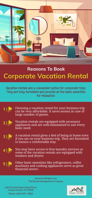 Reasons To Book Corporate Vacation Rental