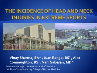 The Incidence of Head and Neck Injuries in Extreme Sports