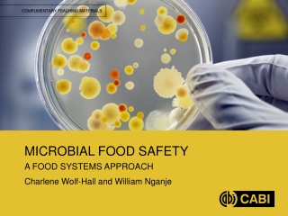 MICROBIAL FOOD SAFETY A FOOD SYSTEMS APPROACH