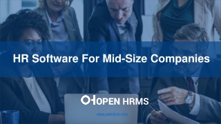 HR Software for Medium Companies