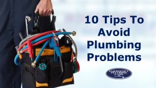 10 Tips to Avoid Plumbing Problems - Emergency Plumber Raleigh NC