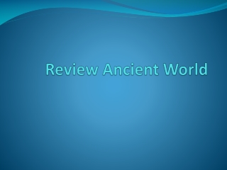 Review Ancient World