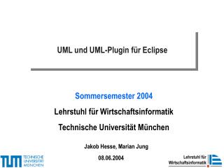 UML und UML-Plugin für Eclipse