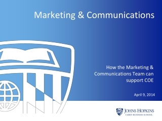 Marketing &amp; Communications