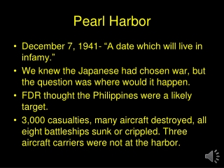 Pearl Harbor