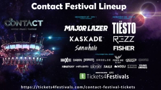 Contact Music Festival returns with massive lineup