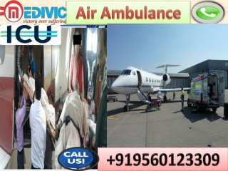 Get Best Air Ambulance Service in Dibrugarh and Guwahati by Medivic Aviation with Latest Equipment’s