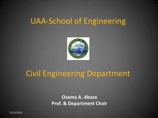 UAA-School of Engineering Civil Engineering Department