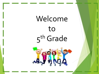 The 5th grade team: