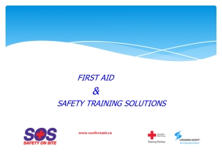 First Aid & Safety Training Solutions