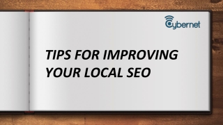 Tips for improving your local SEO