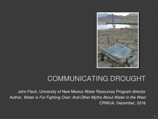 Communicating drought