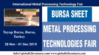 Bursa Sheet Metal Processing Technologies Fair