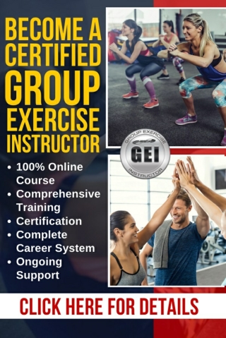 Become a Certified Group Exercise Fitness Instructor