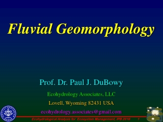 Fluvial Geomorphology