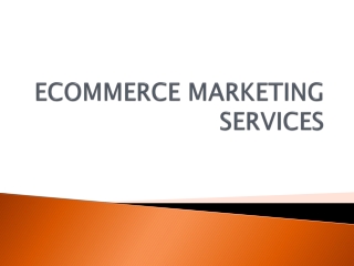 ECOMMERCE MARKETING SERVICES: 99 YRS