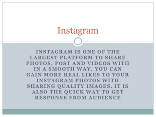 Purchase Instagram Likes to Build Your Brand