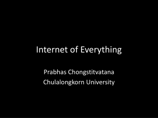 Internet of Everything