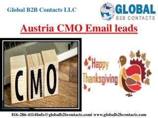 Austria CMO Email list