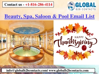 Beauty, Spa, Saloon & Pool Email List