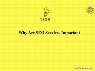 Why Are SEO Services Important?