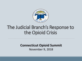 The Judicial Branch’s Response to the Opioid Crisis