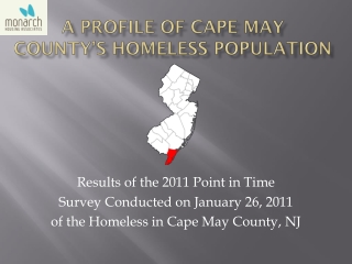 A Profile of cape may County’s Homeless Population