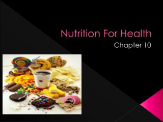 Nutrition For Health