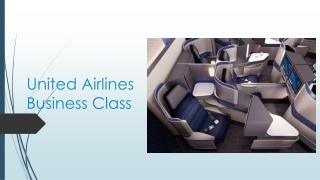 Book A United Airlines Business Class Flight with World's Low-Cost Airfare