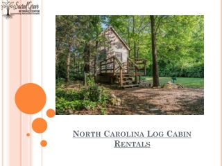 North Carolina Log Cabin Rentals